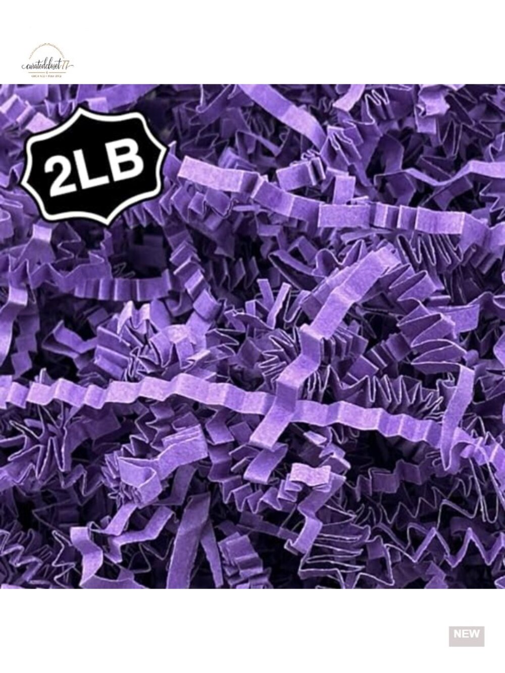 2LB Crinkle Paper Shred Filler for Gift Box Basket Stuffing Decorations